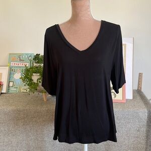 Soft Athleta V Neck Tee, Sz Sm but oversized